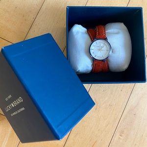 Lucky Brand Suede Watch